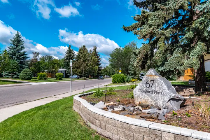 Mayfair community in Calgary